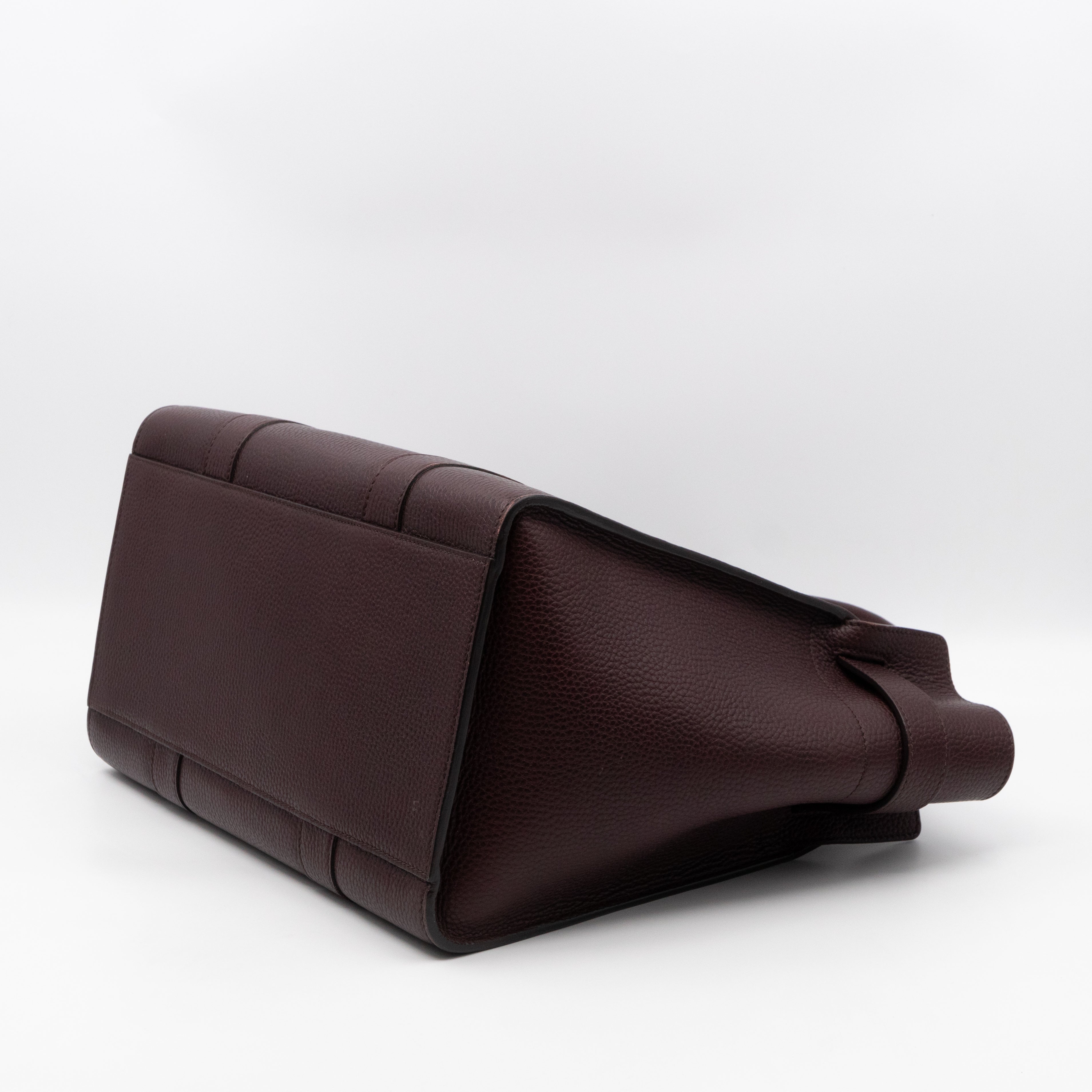 Large Zipped Bayswater Oxblood Leather