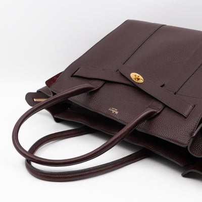 Large Zipped Bayswater Oxblood Leather
