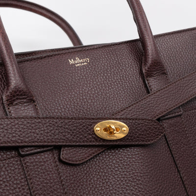 Large Zipped Bayswater Oxblood Leather