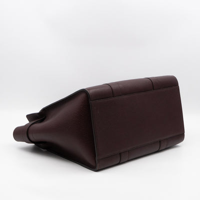 Large Zipped Bayswater Oxblood Leather