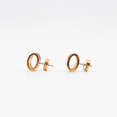 Pop H Earrings Rose & Gold
