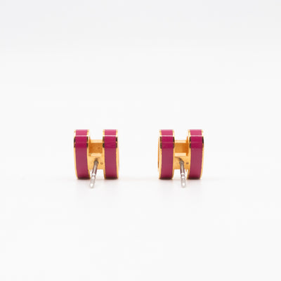 Pop H Earrings Rose & Gold