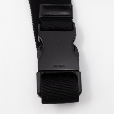Soft Belt Bag Black Tessuto Nylon