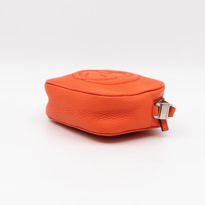 Kid's Disco Soho Mini Orange Leather