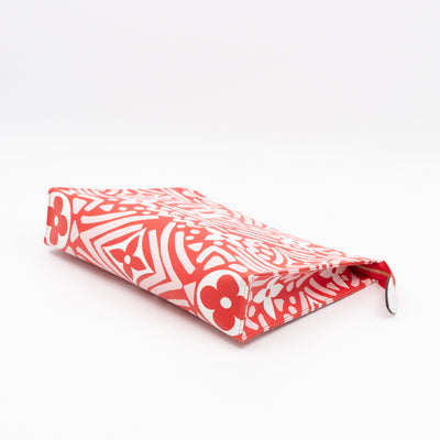 Toiletry Pouch 26 Giant Red Crafty Monogram
