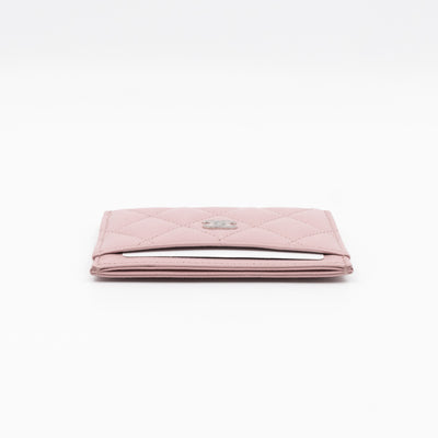 Card Holder Light Pink Caviar