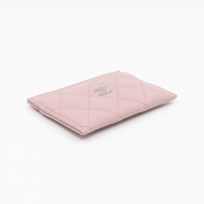 Card Holder Light Pink Caviar