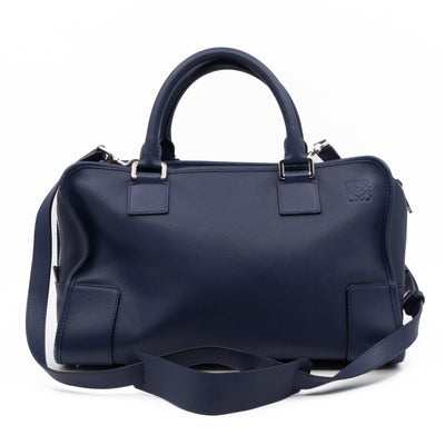 Amazona 36 Navy Leather With Shoulder Strap