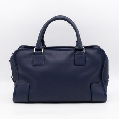 Amazona 36 Navy Leather With Shoulder Strap