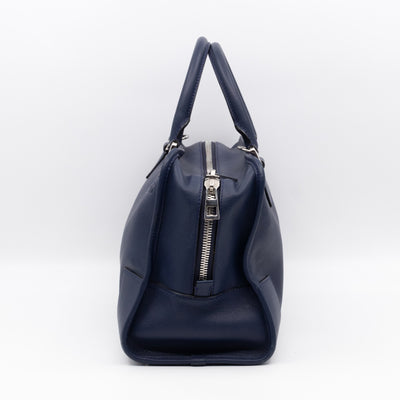 Amazona 36 Navy Leather With Shoulder Strap