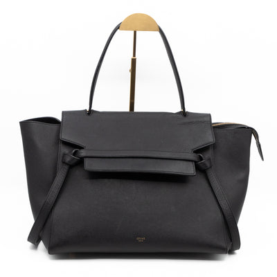 Small Belt Bag Black Leather