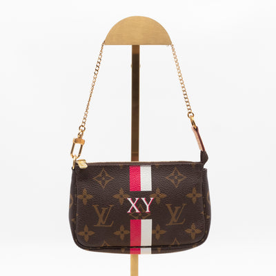 Mini Pochette Accessoires Monogram My LV Heritage Fuchsia White