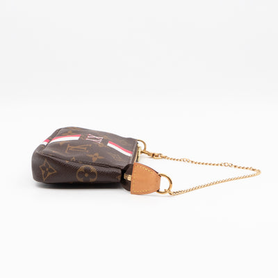 Mini Pochette Accessoires Monogram My LV Heritage Fuchsia White