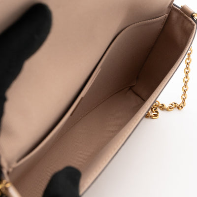 Pochette Felicie Beige Vernis Leather
