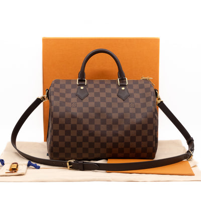 Speedy 30 Bandouliere Damier Ebene