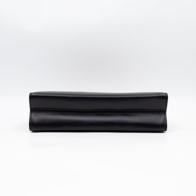 Zumi Chain Shoulder Bag Black Leather