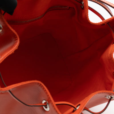 Petit Noe Orange Epi Leather