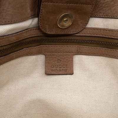 Large GG Running Bag Brown GG Supreme Canvas