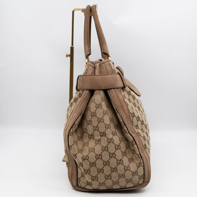 Large GG Running Bag Brown GG Supreme Canvas