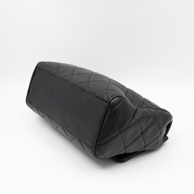 Miss Kate Quilted Black Leather