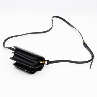 Trunk Bag Nano Black Leather
