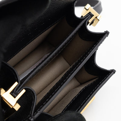 Trunk Bag Nano Black Leather