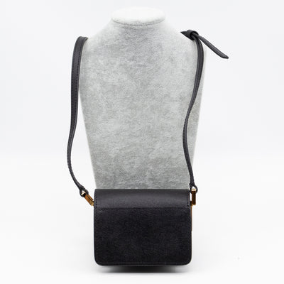 Trunk Bag Nano Black Leather