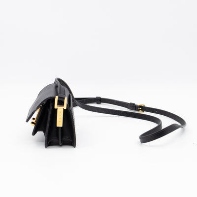 Trunk Bag Nano Black Leather