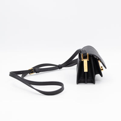 Trunk Bag Nano Black Leather