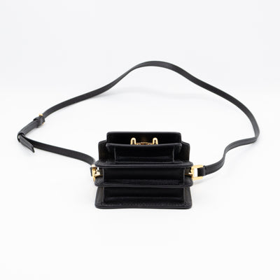 Trunk Bag Nano Black Leather