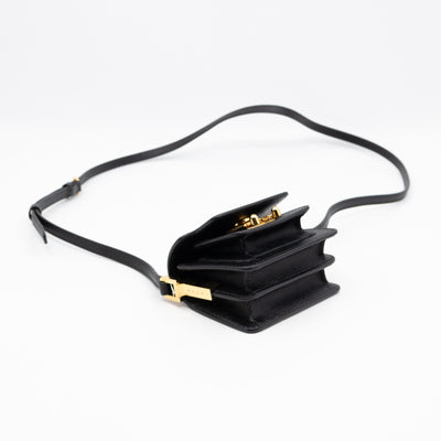 Trunk Bag Nano Black Leather