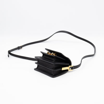 Trunk Bag Nano Black Leather