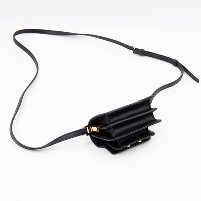 Trunk Bag Nano Black Leather