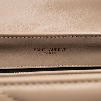 Loulou Toy Dark Beige Leather
