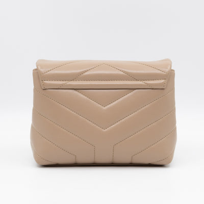 Loulou Toy Dark Beige Leather
