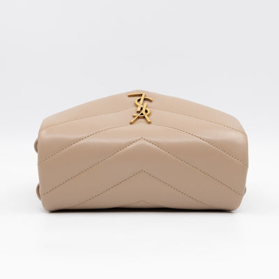 Loulou Toy Dark Beige Leather