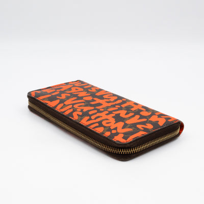Zippy Wallet Monogram Graffiti Orange