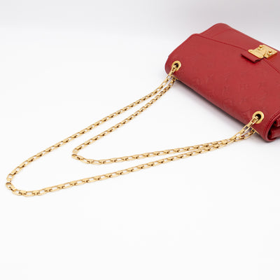Saint Germain PM Red  Monogram Empreinte