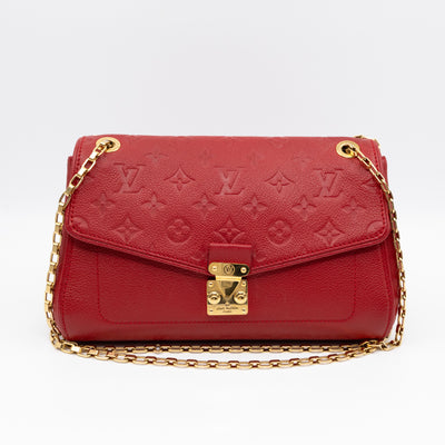 Saint Germain PM Red  Monogram Empreinte