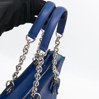 Ultradior Tote Blue Cannage Leather
