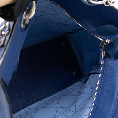 Ultradior Tote Blue Cannage Leather