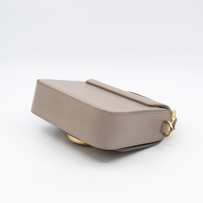 Mini C Double Carry Motty Grey Leather