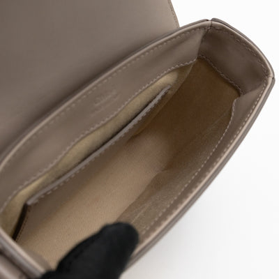 Mini C Double Carry Motty Grey Leather