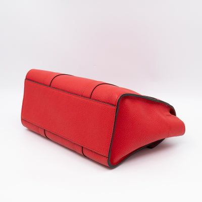 Small New Bayswater Red Leather