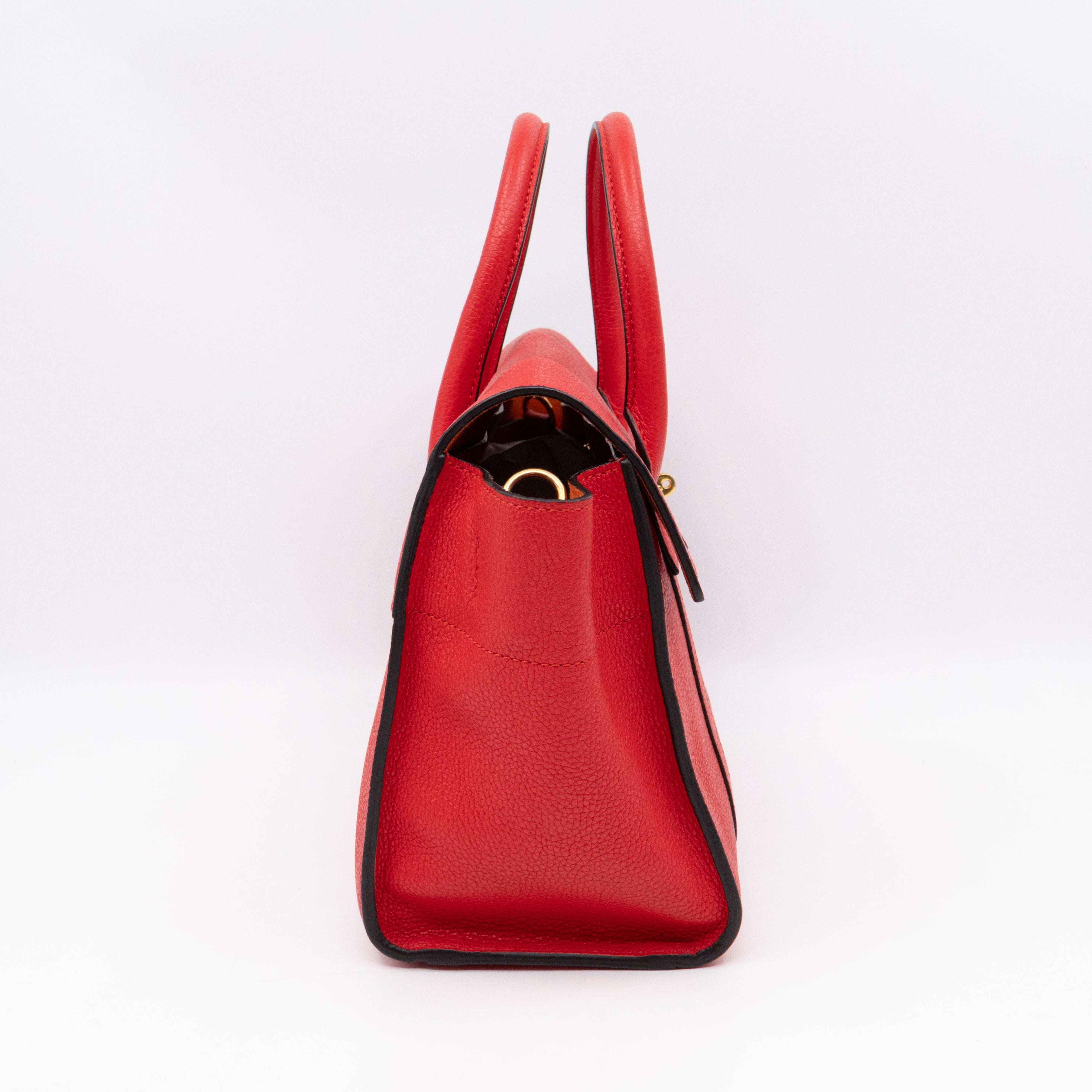 Small New Bayswater Red Leather