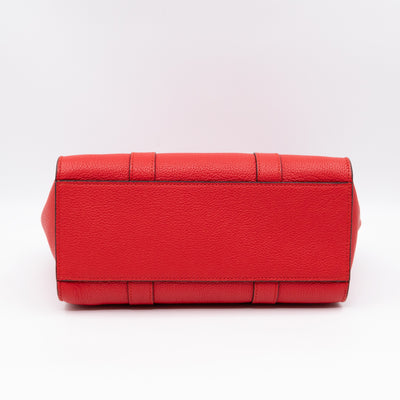 Small New Bayswater Red Leather