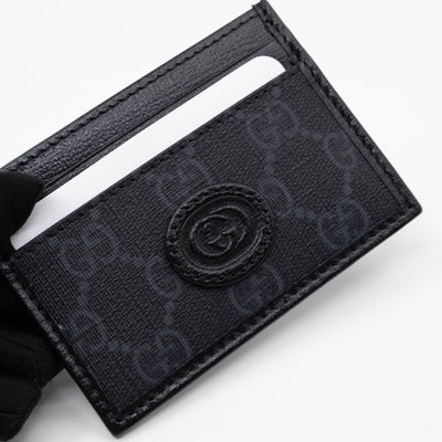 Interlocking Card Holder Black GG Supreme
