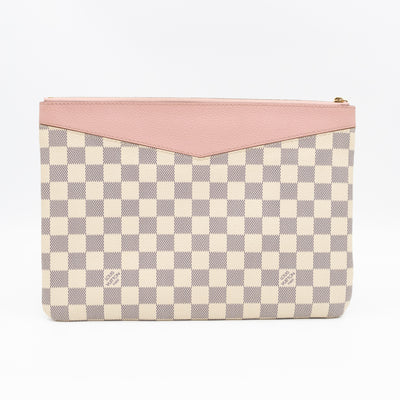 Daily Pouch Damier Azur Rose Poudre