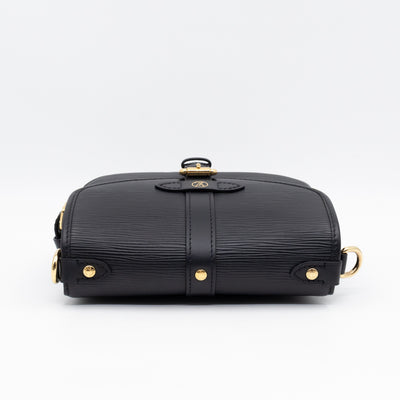 Saumur BB Black Epi Leather