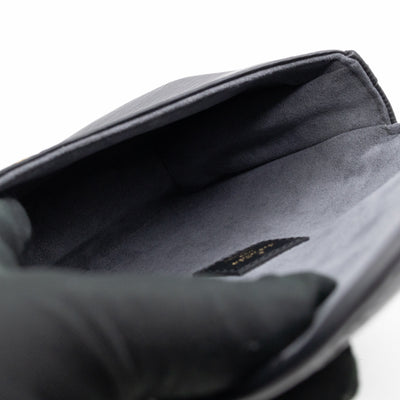 Saumur BB Black Epi Leather